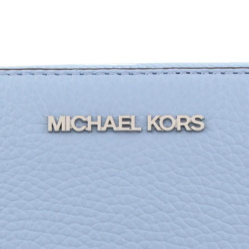マイケルコース 長財布 レディース ジェット セット トラベル レザー ラージ トラベル コンチネンタル ラウンド ジップ ブルー MICHAEL KORS 35F7STVE7L LIGHT SKY