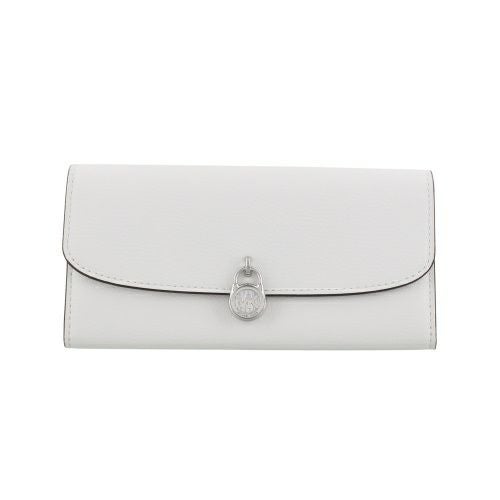 マイケルコース 長財布 レディース ハミルトン ラージ フラップ コンチネンタル ウォレット ホワイト MICHAEL KORS 35S5SHME9L OPTIC WHITE
