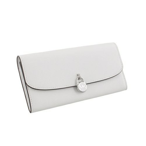 マイケルコース 長財布 レディース ハミルトン ラージ フラップ コンチネンタル ウォレット ホワイト MICHAEL KORS 35S5SHME9L OPTIC WHITE