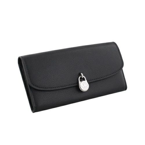 マイケルコース 長財布 レディース ハミルトン ラージ フラップ コンチネンタル ウォレット ブラック MICHAEL KORS 35S5SHME9L BLACK
