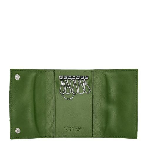 ボッテガヴェネタ キーケース メンズ レディース イントレチャート グリーン BOTTEGA VENETA 630336-V3US1 3139