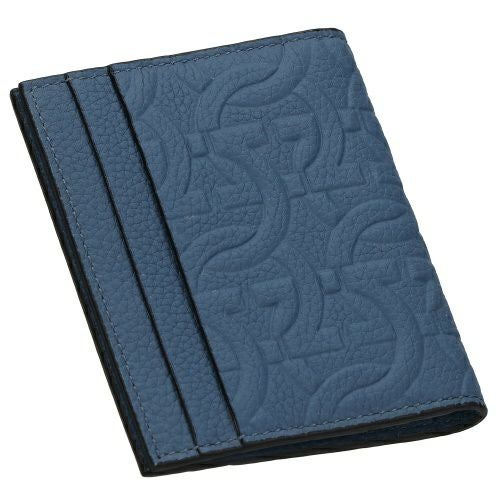 フェラガモ カードケース メンズ ガンチーニ ブルー Ferragamo 661077 DENIM