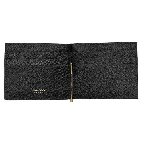 フェラガモ カードケース メンズ ガンチーニ ブラック Ferragamo 661475 NERRN