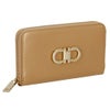 フェラガモ 長財布 レディース ガンチーニ ベージュ Ferragamo 220626 LCAM