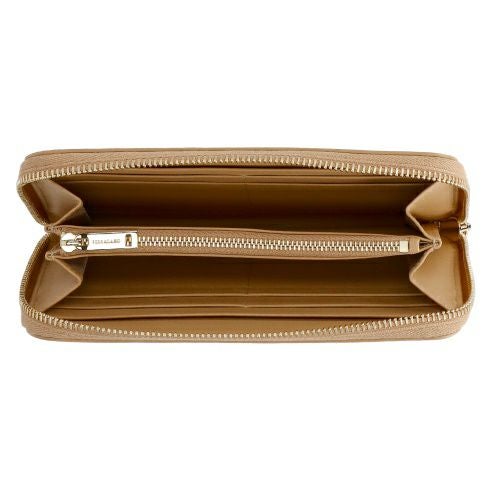 フェラガモ 長財布 レディース ガンチーニ ベージュ Ferragamo 220626 LCAM