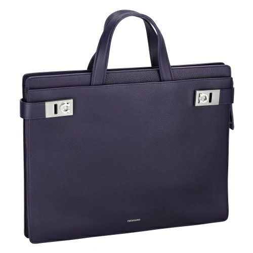 フェラガモ ビジネスバッグ メンズ ネイビー Ferragamo 241258 MIDNI