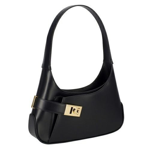 フェラガモ ハンドバッグ レディース ブラック FERRAGAMO 210398
