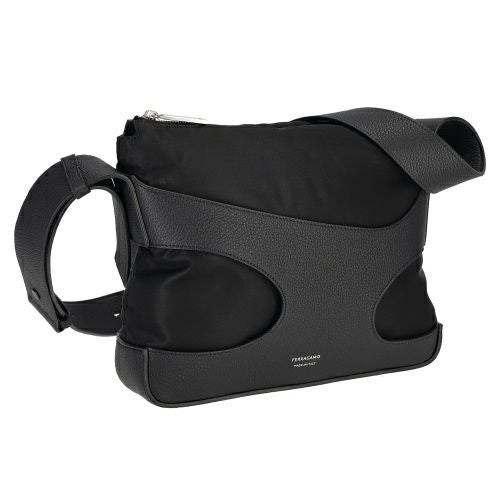 フェラガモ ショルダーバッグ メンズ ブラック Ferragamo 241499 NER