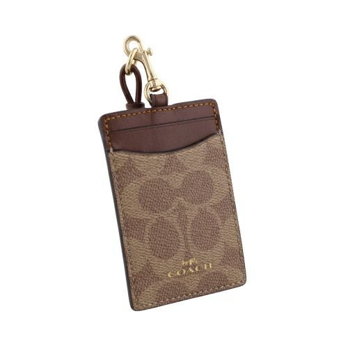 コーチ カードケース レディース シグネチャー ブラウン COACH OUTLET CZ285 IMXHE