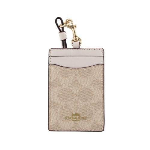 コーチ カードケース レディース シグネチャー ホワイト COACH OUTLET