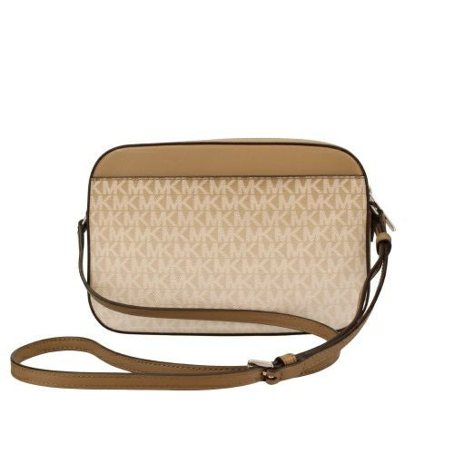 マイケルコース ショルダーバッグ レディース ジェット セット アイテム シグネチャー オンブレ ラージ ジップ チェーン クロスボディー ブラウン MICHAEL KORS 35R5STTC9V HUSK