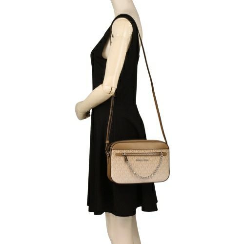 マイケルコース ショルダーバッグ レディース ジェット セット アイテム シグネチャー オンブレ ラージ ジップ チェーン クロスボディー ブラウン MICHAEL KORS 35R5STTC9V HUSK