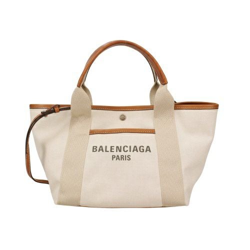 バレンシアガ ハンドバッグ レディース ビアリッツ BIARRITZ SM TOTE ホワイト BALENCIAGA 834501 2ABR8 9272 Natural/Tan Cowboy