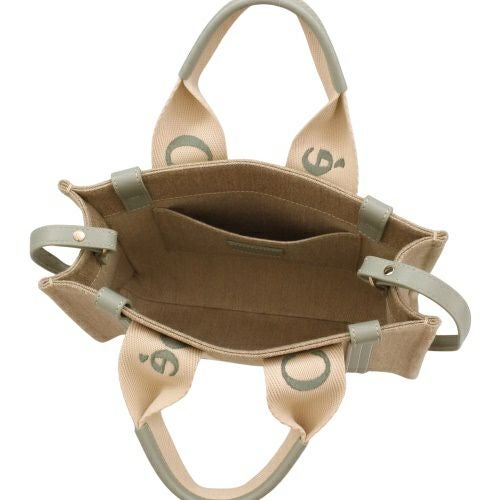 クロエ ハンドバッグ レディース ウッディ WOODY SMALL TOTE&S グリーン CHLOE CHC23AS397 L17 38T BLUISH GREEN