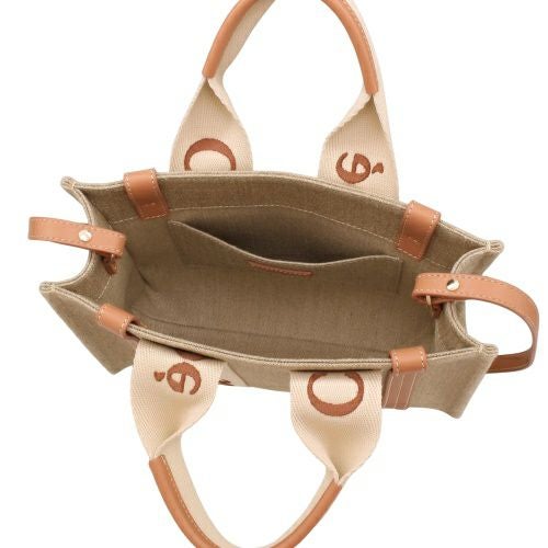 クロエ ハンドバッグ レディース ウッディ WOODY SMALL TOTE&S オレンジ CHLOE CHC23AS397 L17 847 WOODEN ORANGE