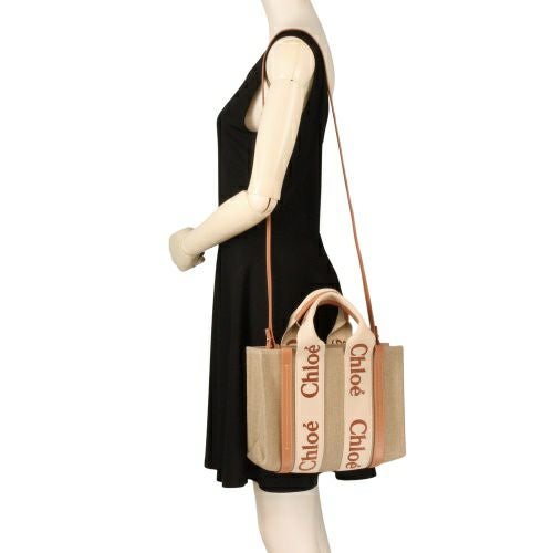 クロエ ハンドバッグ レディース ウッディ WOODY SMALL TOTE&S オレンジ CHLOE CHC23AS397 L17 847 WOODEN ORANGE