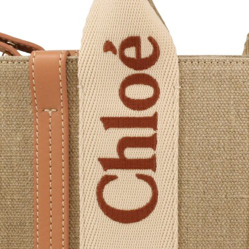 クロエ ハンドバッグ レディース ウッディ WOODY SMALL TOTE&S オレンジ CHLOE CHC23AS397 L17 847 WOODEN ORANGE