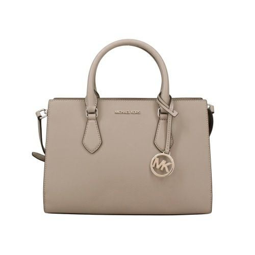 マイケルコース ハンドバッグ レディース SHEILA フォー サフィアーノ レザー センタージップ サッチェル ミディア グレー MICHAEL KORS 35S3S6HS2L PEARL GREY