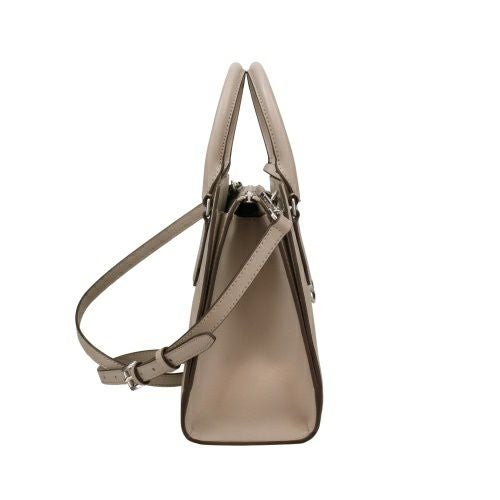 マイケルコース ハンドバッグ レディース SHEILA フォー サフィアーノ レザー センタージップ サッチェル ミディア グレー MICHAEL KORS 35S3S6HS2L PEARL GREY