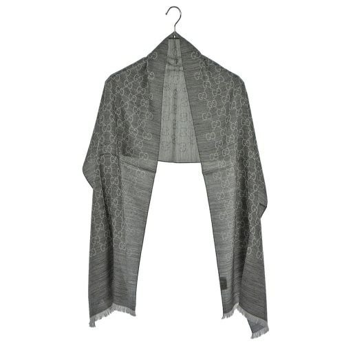 グッチ ストール レディース グレー GUCCI 165904 3G646 1400