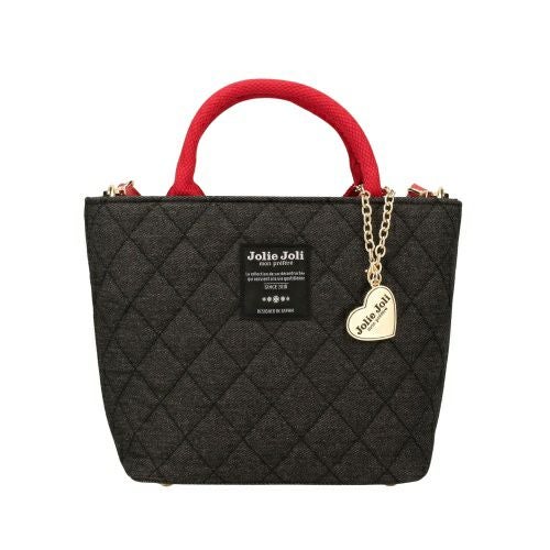 ジョリージョリ ハンドバッグ レディース ブラック Jolie Joli JJ