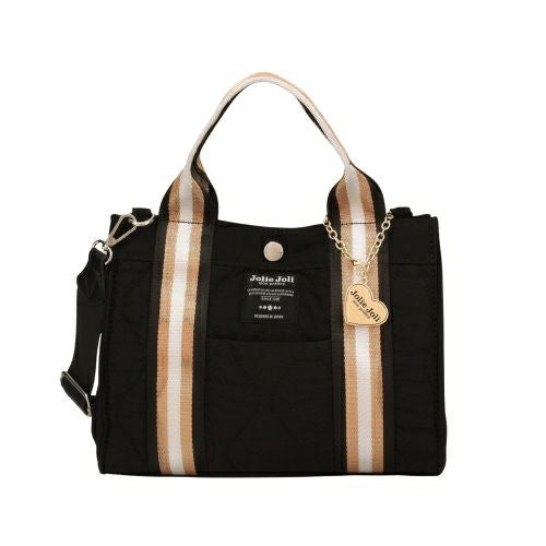ジョリージョリ ハンドバッグ レディース ブラック Jolie Joli JJ