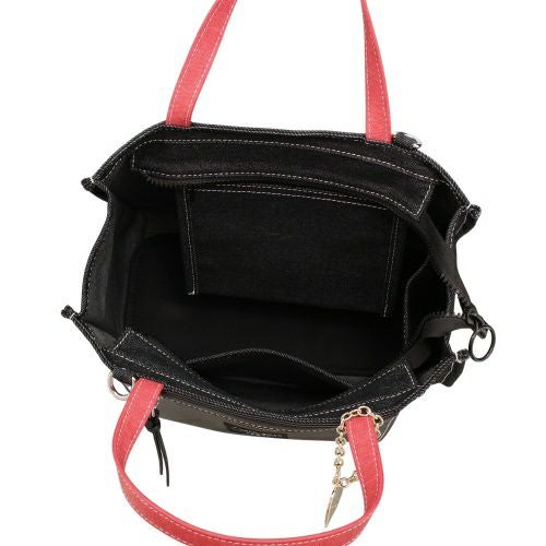 ジョリージョリ ハンドバッグ レディース ブラック Jolie Joli JJ-2025155-003 ブラックレッド