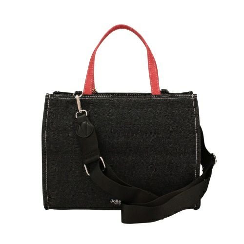 ジョリージョリ ハンドバッグ レディース ブラック Jolie Joli JJ-2025155-003 ブラックレッド