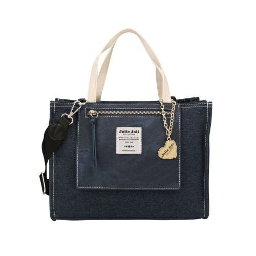 ジョリージョリ ハンドバッグ レディース ブルー Jolie Joli JJ-2025155-006 ブルーアイボリー