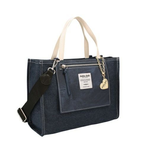 ジョリージョリ ハンドバッグ レディース ブルー Jolie Joli JJ-2025155-006 ブルーアイボリー