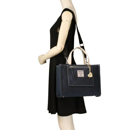 ジョリージョリ ハンドバッグ レディース ブルー Jolie Joli JJ-2025155-006 ブルーアイボリー