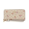 コーチ アウトレット 長財布 レディース シグネチャー フローラル プリント ロング ウォレット ベージュ COACH OUTLET CAR06 IMSAS