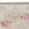 コーチ アウトレット 長財布 レディース シグネチャー フローラル プリント ロング ウォレット ベージュ COACH OUTLET CAR06 IMSAS