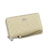 コーチ アウトレット 長財布 レディース ロング ジップ アラウンド ウォレット・シグネチャー キャンバス ベージュ COACH OUTLET CW778 SVMN0 SV/HAY