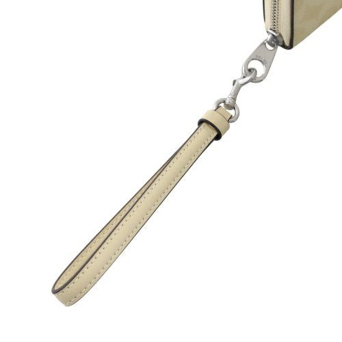 コーチ アウトレット 長財布 レディース ロング ジップ アラウンド ウォレット・シグネチャー キャンバス ベージュ COACH OUTLET CW778 SVMN0 SV/HAY
