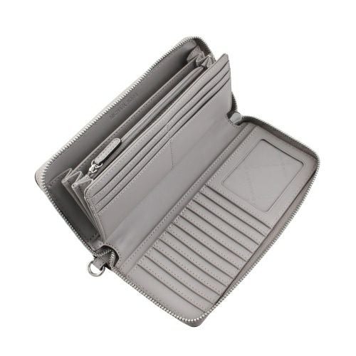 マイケルコース 長財布 レディース ジェット セット トラベル コンチネンタル ラウンド ジップ PEARL GREY MICHAEL KORS 35F7STVE7L PEARL GREY