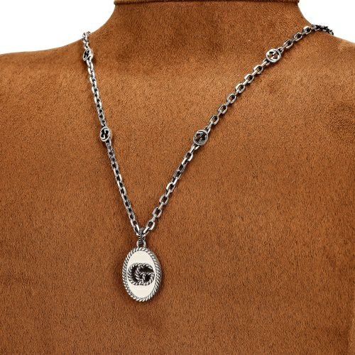 グッチ ネックレス メンズ レディース シルバー GUCCI 632540 J8400