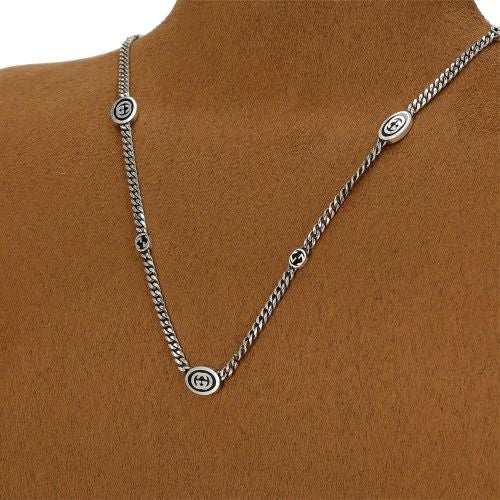 グッチ ネックレス メンズ シルバー GUCCI 678658-J8410