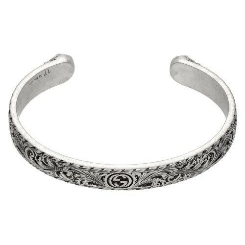 グッチ ブレスレット バングル メンズ シルバー GUCCI 433575 J8400