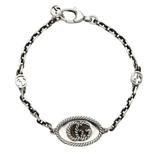 グッチ ブレスレット メンズ レディース シルバー GUCCI 627749-J8400
