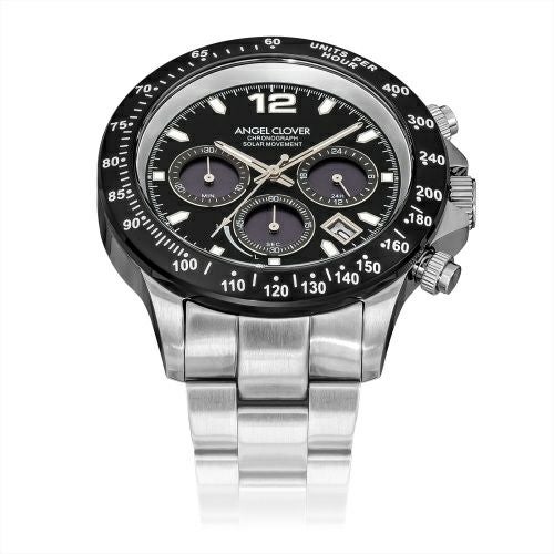 エンジェルクローバー Angel Clover 腕時計 メンズ LUCE SOLAR ルーチェソーラー NLUS44SBK-BK