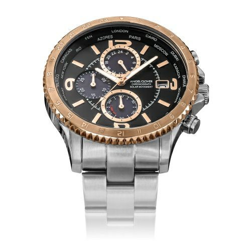 エンジェルクローバー Angel Clover 腕時計 メンズ MONDO SOLAR モンドソーラー NMOS44PGBK