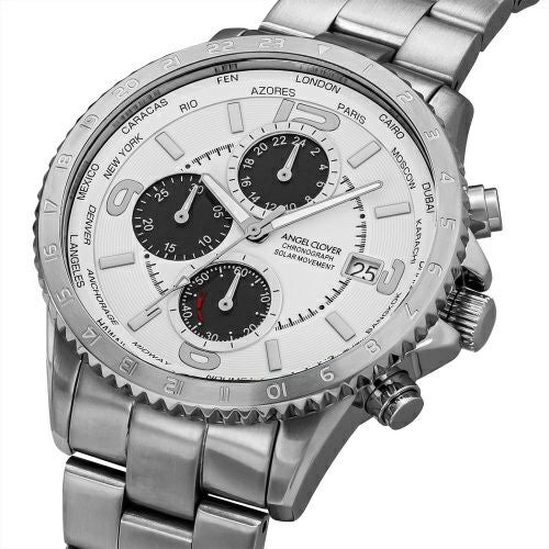 エンジェルクローバー Angel Clover 腕時計 メンズ MONDO SOLAR モンドソーラー NMOS44SSWH