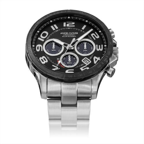 エンジェルクローバー Angel Clover 腕時計 メンズ TIME CRAFTT SOLAR タイムクラフトソーラー NTCS44SBBK
