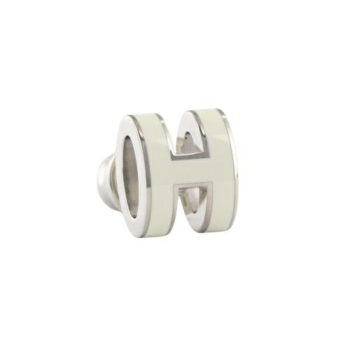 エルメス ピアス レディース ポップH ミニ MINI POP H ホワイト HERMES H608002FP BLANC/SV