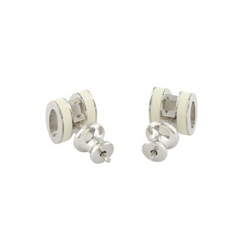 エルメス ピアス レディース ポップH ミニ MINI POP H ホワイト HERMES H608002FP BLANC/SV