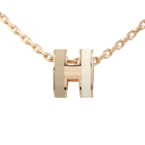 エルメス ネックレス レディース ポップH ミニ MINI POP H ホワイト HERMES H100066FO SYSTEME/PGD