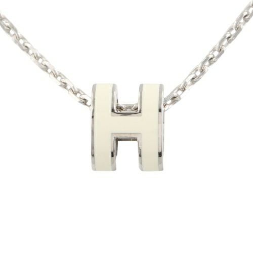 エルメス ネックレス レディース ポップH ミニ MINI POP H ホワイト HERMES H147992FP BLANC/SV