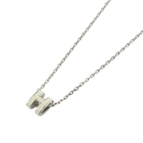 エルメス ネックレス レディース ポップH ミニ MINI POP H ホワイト HERMES H147992FP BLANC/SV