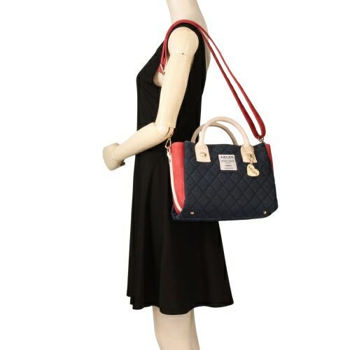 ジョリージョリ ハンドバッグ レディース ブルー Jolie Joli JJ-2025139 BLUE/RED